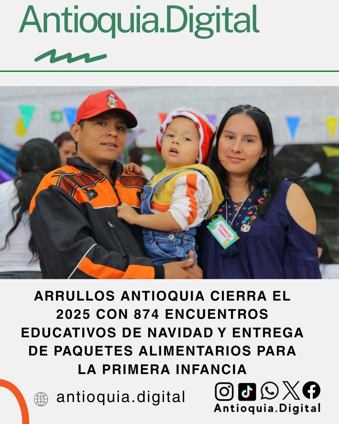 Arrullos Antioquia cierra 2025 con 874 encuentros navideños