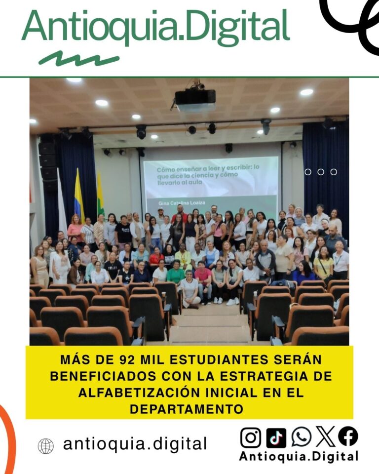 Estrategia de  alfabetización Antioquia