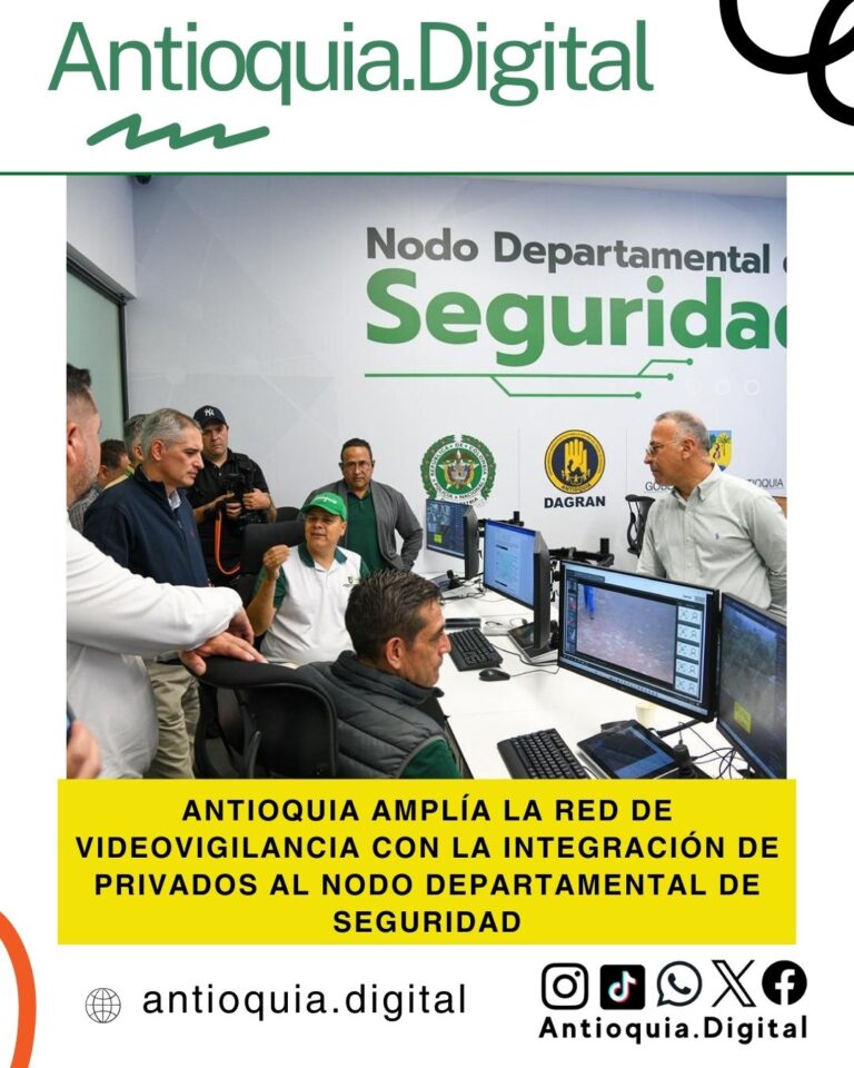 Antioquia amplía la red de videovigilancia
