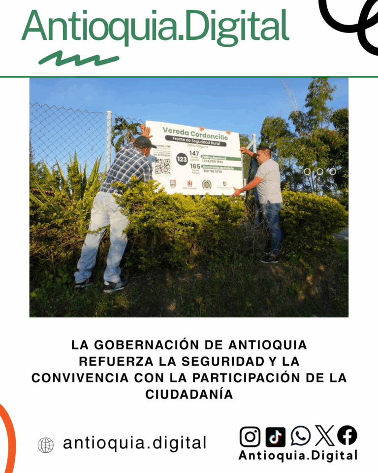 La Gobernación de Antioquia refuerza la seguridad y la convivencia