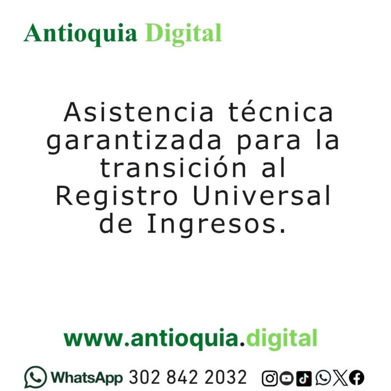 Registro Universal de Ingresos genera alerta en Antioquia