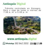 Inician obras en la vía Llanogrande – Canadá
