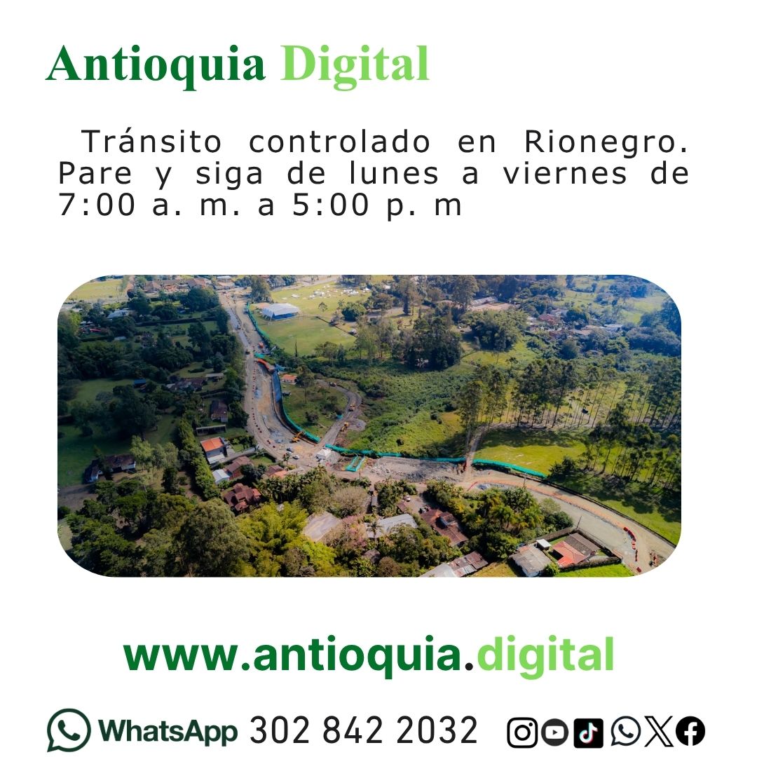 Inician obras en la vía Llanogrande – Canadá