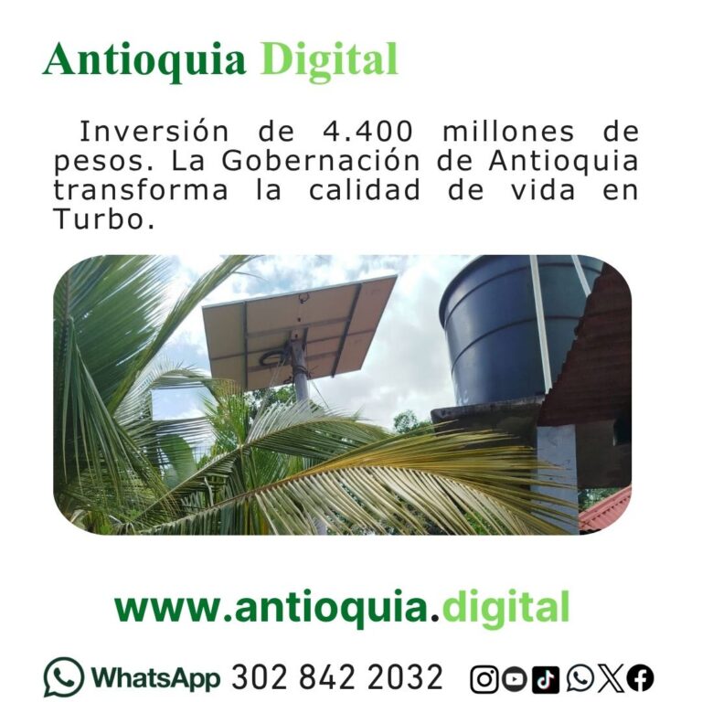 Energía solar para 120 familias en Bocas de Atrato