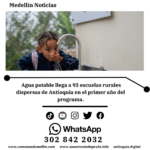 Agua potable llega a escuelas rurales de Antioquia