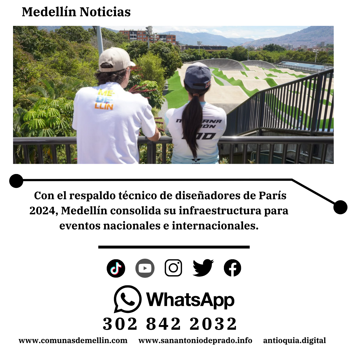 Renovada la pista BMX Mariana Pajón